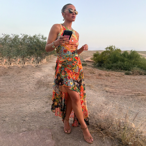 Tapestry A-Symmetrical Maxi Skirt Petite
