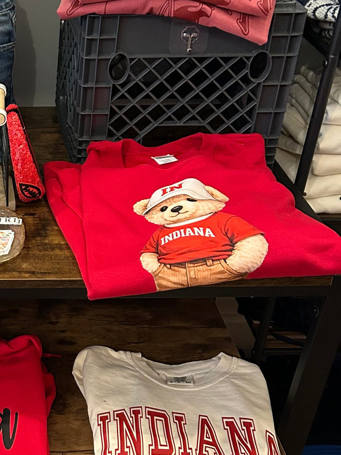 Teddy Indiana Crewneck-RED ONLY