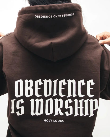 OBEDIENCE IS WORSHIP Hoodie - Holy Looks