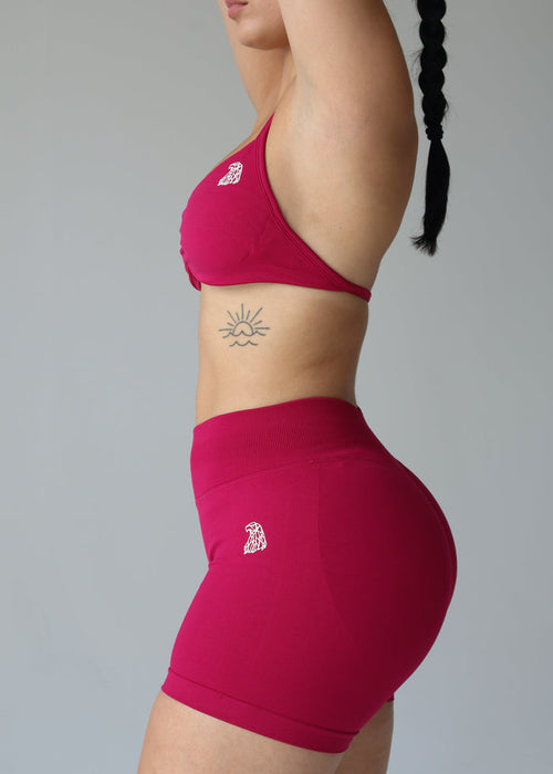 THRIVE Shorts - BERRY