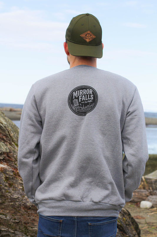 Tod Maffin's Mirror Falls - Unisex Eco Crewneck Sweatshirt