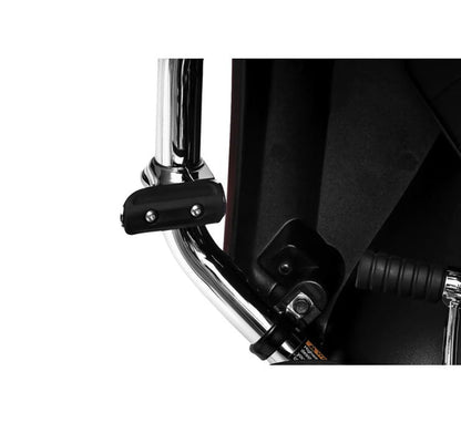 Toe Rest Cruise Pegs Chrome: These Kuryakyn Toe Rest Cruise Pegs attach directly to the engine guard to allow positioning of