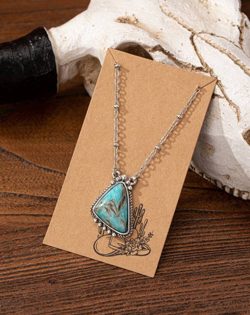 Turquoise Pendant Necklace