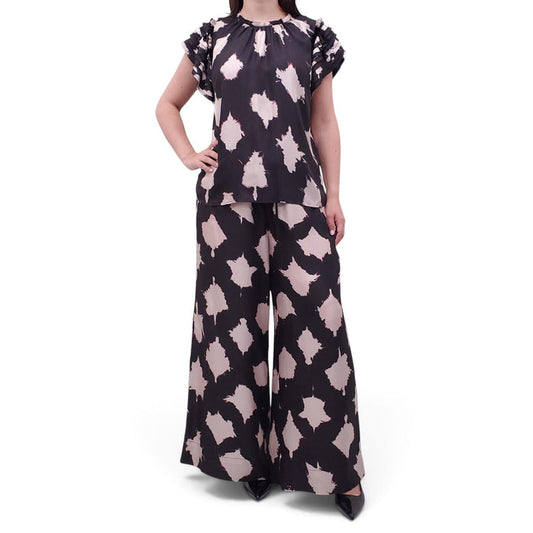 ULLA JOHNSON PATTERNED 2-PIECE SET - SIZE 12/6