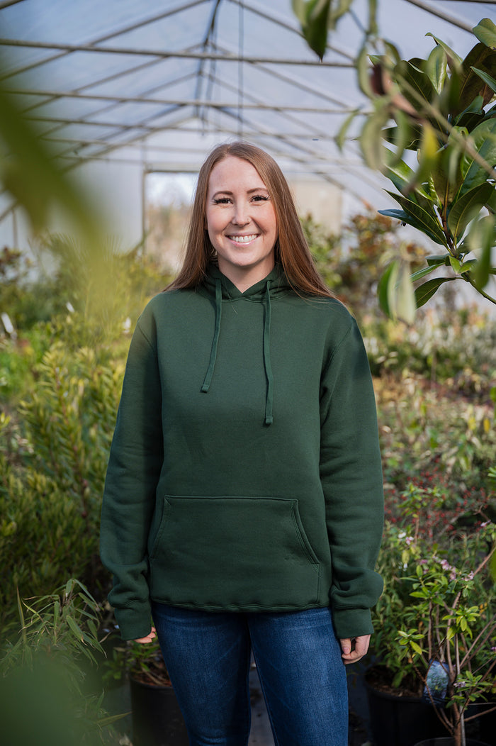 Unisex Eco Hoodie - Blank Apparel- Forest Green