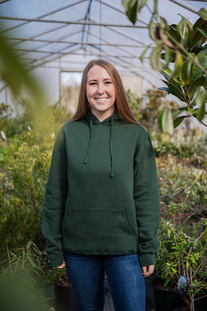 Unisex Eco Hoodie - Blank Apparel- Forest Green
