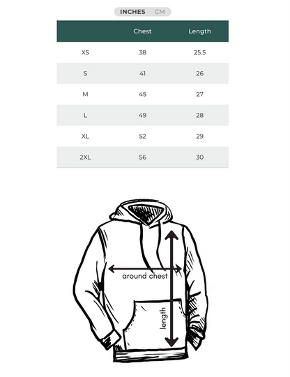 Unisex Eco Hoodie - Blank Apparel- Forest Green