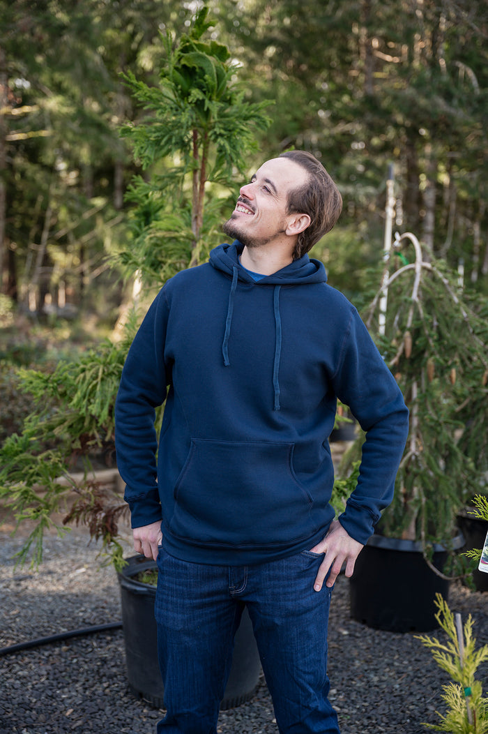 Unisex Eco Hoodie - Blank Apparel- Navy Blue