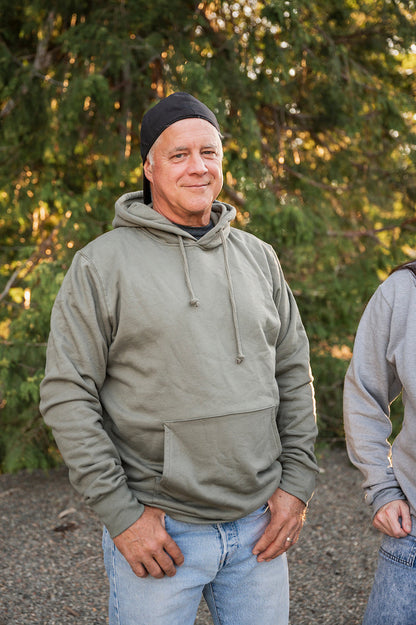 Unisex Organic Cotton Hoodie - Blank Apparel - Sage