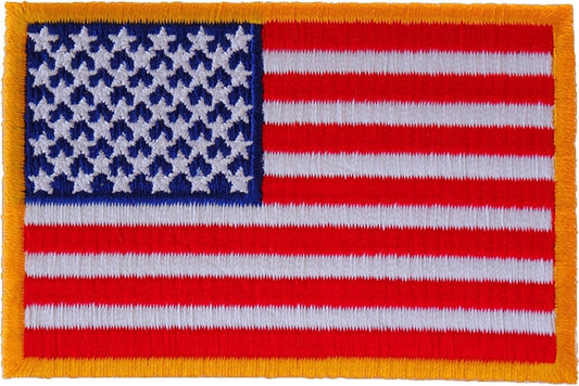 US Flag Red White and Blue Patch 3x2