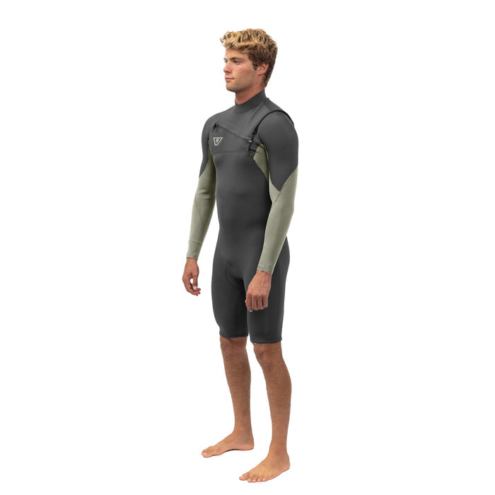 Vissla | Shorty à Manches Longues Homme Natural Seas Front Zip - 2/2mm