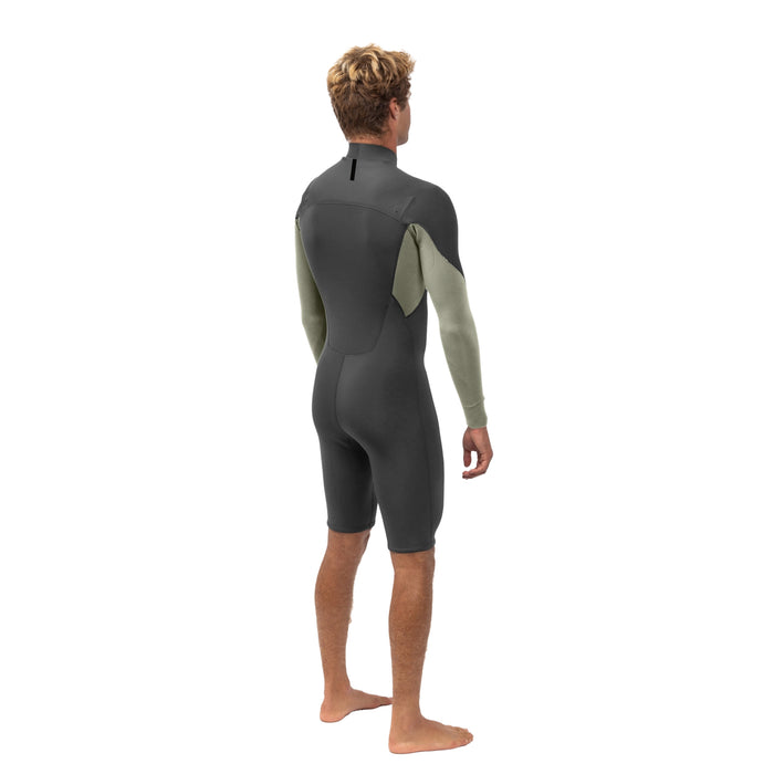 Vissla | Shorty à Manches Longues Homme Natural Seas Front Zip - 2/2mm