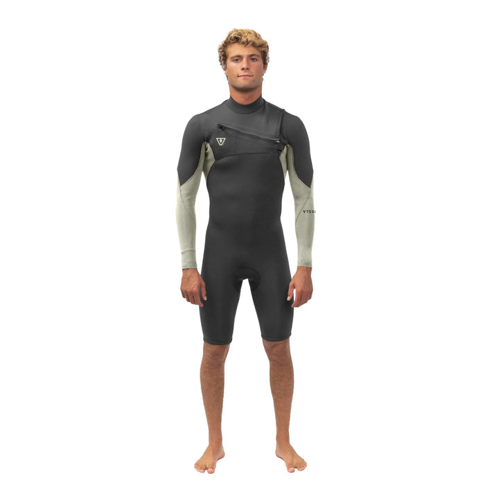 Vissla | Shorty à Manches Longues Homme Natural Seas Front Zip - 2/2mm