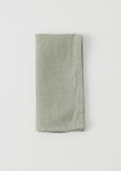 Washed Linen Napkin | Soft Mint