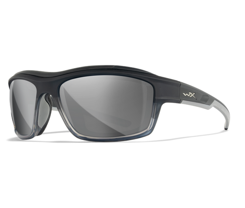 Wiley X Ozone Grey Silver Flash Lens Matte Charcoal: As the newest member of our Climate Control series, the WX Ozone offers