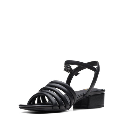 Womens - Seren25 Part Black Leather