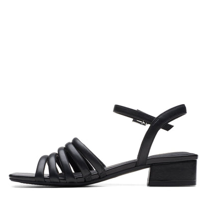 Womens - Seren25 Part Black Leather