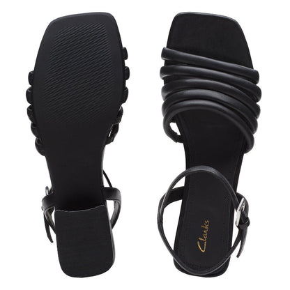 Womens - Seren25 Part Black Leather