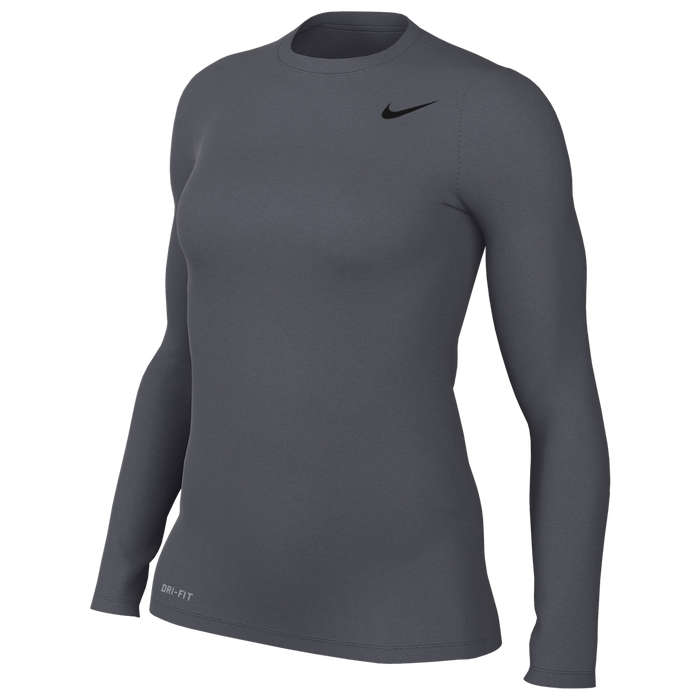 Nike Women's Legend Long Sleeve Tee - Carbon Heather DV7311-091