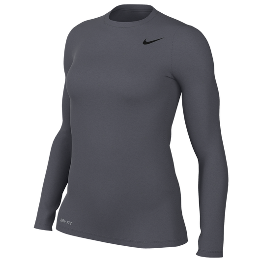 Nike Women's Legend Long Sleeve Tee - Carbon Heather DV7311-091