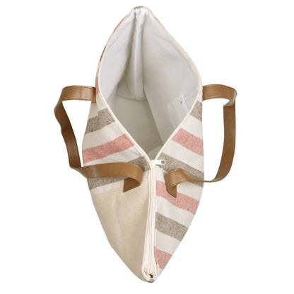 Womens Starfish Canvas Beach Shoulder Bag Shopping Tote