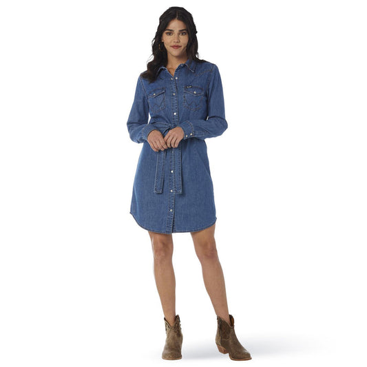 Wrangler® Western Fashion Dress Mid Denim